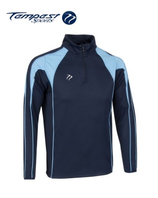 Navy Sky Half Zip Midlayer